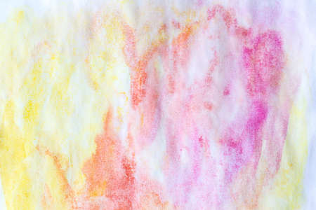 Hand painted abstract colorful watercolor background textureの写真素材