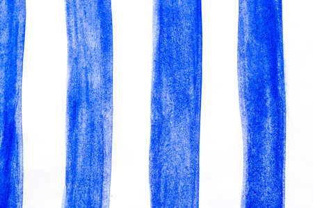 Watercolor hand painted brush strokes, line, banners. Texture on white backgroundの写真素材