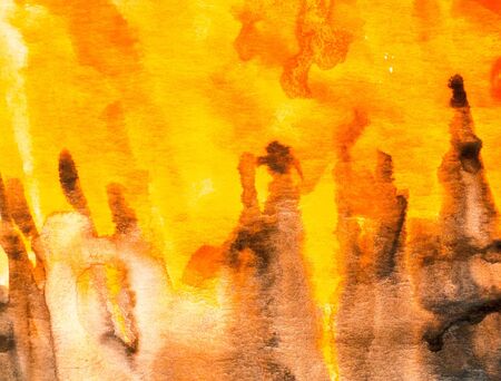 Hand painted abstract colorful watercolor background textureの写真素材