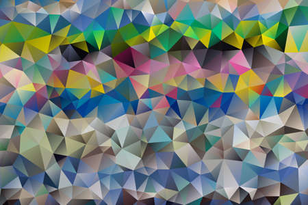 vector multicolored abstract background of effect geometric trianglesのイラスト素材