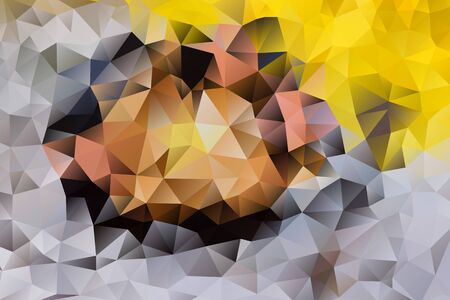 vector multicolored abstract background of effect geometric trianglesのイラスト素材