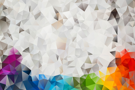 vector multicolored abstract background of effect geometric trianglesのイラスト素材
