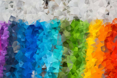vector multicolored abstract background of effect geometric trianglesのイラスト素材