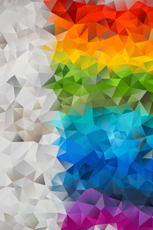 vector multicolored abstract background of effect geometric trianglesのイラスト素材