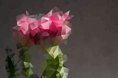 vector multicolored abstract background of effect geometric trianglesのイラスト素材