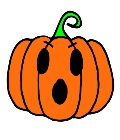 Halloween pumpkinのイラスト素材