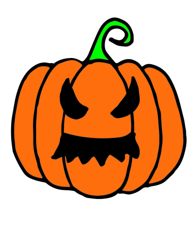 Halloween pumpkinのイラスト素材