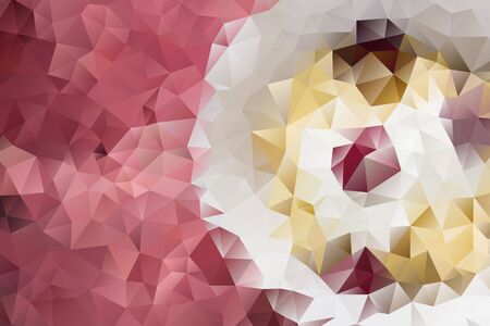 vector multicolored abstract background of effect geometric trianglesのイラスト素材