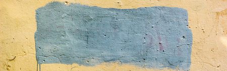 Banner of Background of old dirty wall with painted place for your text.