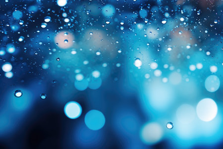 colorful festive abstract blurred bokeh background with circlesの素材