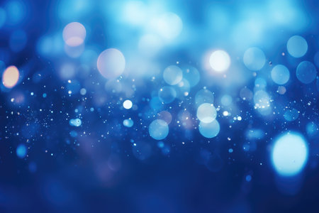 colorful festive abstract blurred bokeh background with circlesの素材