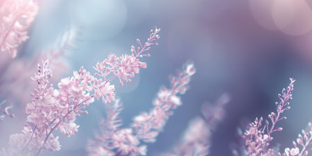 Close-up of Vibrant Pink and Purple Flower with Soft Bokeh Background.の素材
