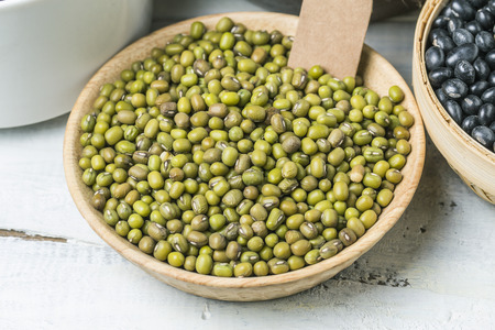 Mung beans close up