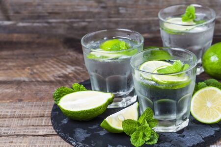 Mint lemonadeの写真素材