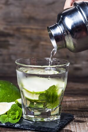 Mint lemonadeの写真素材