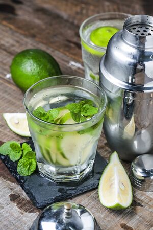 Mint lemonadeの写真素材