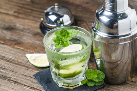 Mint lemonadeの写真素材