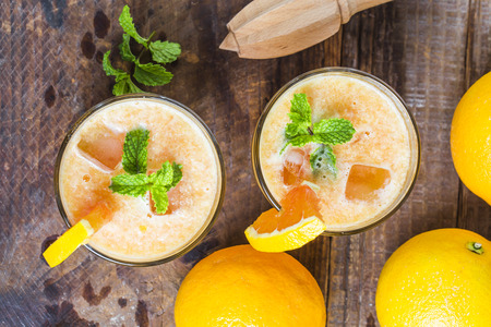 orange juiceの写真素材