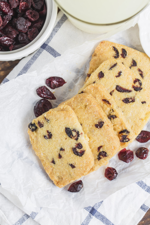 Cranberry Cookiesの写真素材
