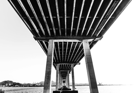 At the end of the bridge