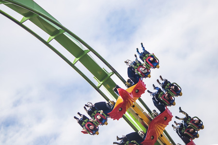 roller coasterのeditorial素材