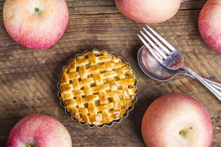 Apple pieの写真素材