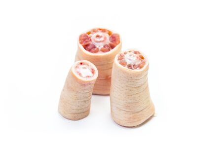 Boar tail on white backgroundの写真素材