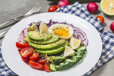 Mixed salad.の写真素材