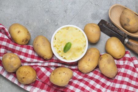 Mashed potatoes, potatoesの写真素材