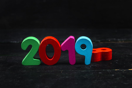 Year 2019 begin conceptの写真素材