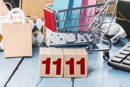 shopping online at home concept.online shopping is a form of electronic commerce that allows...