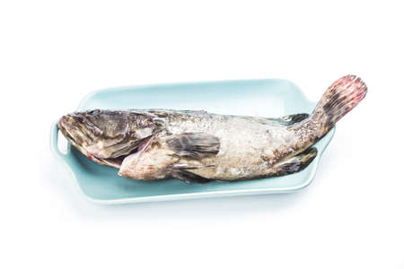 A grouper ready to be steamed