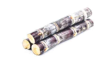 segment Sugar cane isolated on white backgroundの写真素材