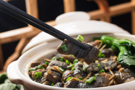 Cantonese style rice with Monopterus albus