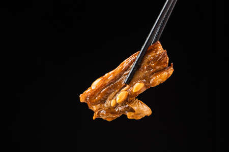 Chinese food: Stewed Mutton with carrotの写真素材