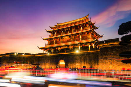 Guangjimen Chaozhou City, Guangdong Province, China.Translation on the text is the name of the...