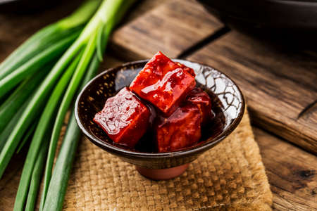Chinese cuisine: Fermented Bean Curdの写真素材