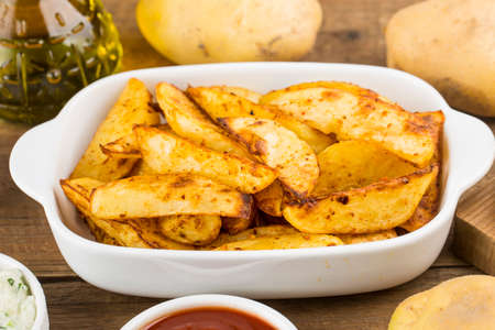 Delicious Fresh Baked Potatoes, Baked Potato Wedges