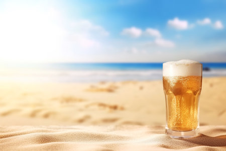 Beer on the Summer Beachの素材