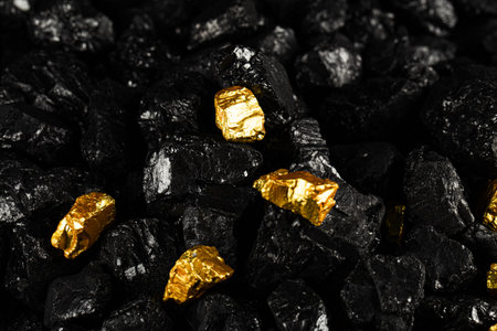 Coal, lump of coal, lump of coal as a background