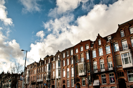 Ancient Buildings in Amsterdamのeditorial素材