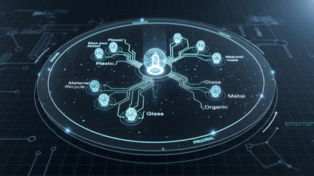 Advanced ai-driven system for intelligent waste sorting and material recycling