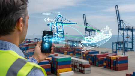 Augmented reality enhances port operations and supply chain management efficiency