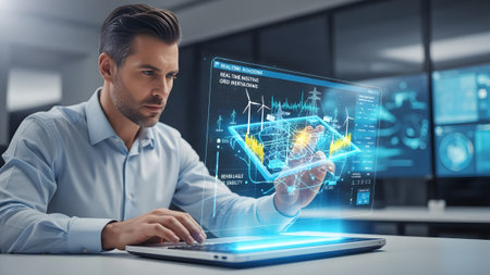 Engineer optimizes smart grid and renewable energy systems using advanced holographic tech