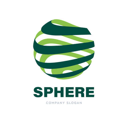 Abstract Sphere. Vector logotypeのイラスト素材