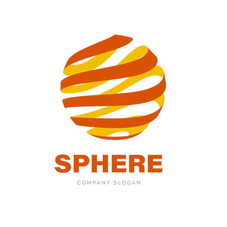 Abstract Sphere. Vector logotypeのイラスト素材