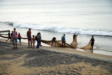 Fishing Net, In Kerala , India.のeditorial素材