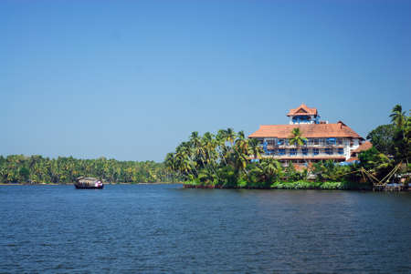 In Back Water , Kerala, India.のeditorial素材