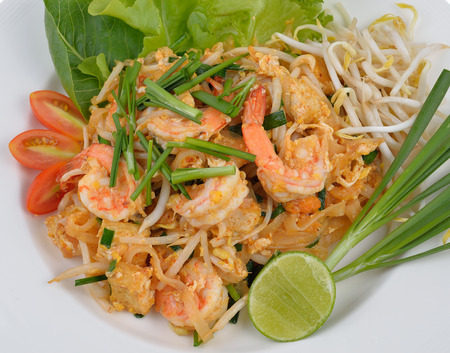 Thai style noodles or padthai ,Delicious foodの写真素材