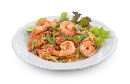 Thai style noodles or padthai ,Delicious foodの写真素材